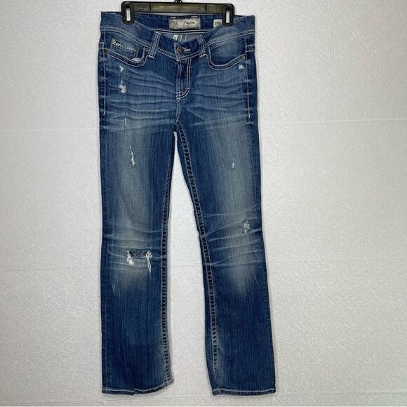 Buckle BKE Payton Bootcut Distressed Thick Stitch Jeans 29 - Picture 1 of 8